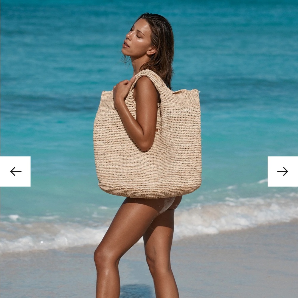 NEW Monday Swimwear Paloma Bag Large Straw